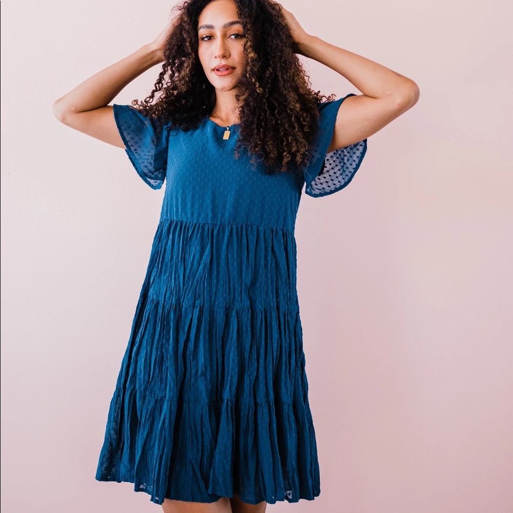 FEHRNVI Blue Dress